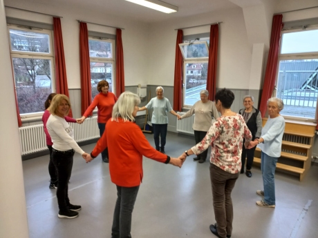 Generationehaus mit Personen